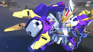 SD Gundam G Generation Cross Rays  Gundam Aesculapius Battle Animations [upl. by Maribelle]