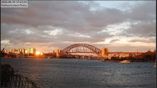 Another big cold front heading our way cold expected This is Sydney Harbour Australia LIVE Cam [upl. by Ochs]