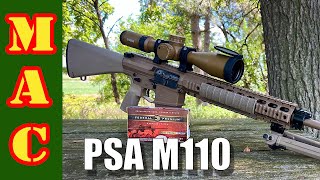 PSA Clone M110 rifle  This is crazy [upl. by Airdnaed216]