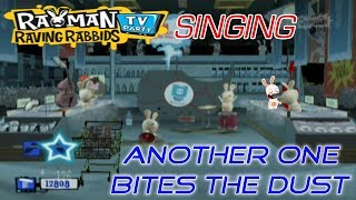 Rayman Raving Rabbids TV Party  Another One Bites The Dust Singing [upl. by Ellesor]