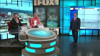 FOX21 News anchors cant stop laughing at macaque story [upl. by Oleta]