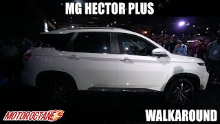 MG Hector Plus  XUV500 Competition  Auto Expo 2020  Hindi  Motoroctane [upl. by Churchill125]