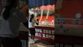 In Houston at the carnival playing hoop game shorts carnival basketball [upl. by Castillo849]