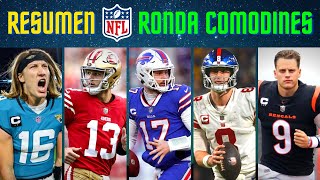 ¿Qué pasó en Ronda de Comodines  Playoffs NFL 2023 [upl. by Fenelia]