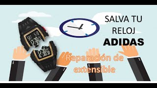 No tires tu reloj ADIDAS aprende a salvarlo reparación de extensible [upl. by Daveda146]