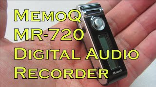 MemoQ MR720 Digital Audio Recorder [upl. by Dave]