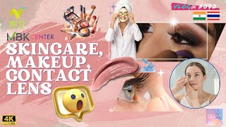 Skincare Makeup amp Contact Lens Shopping in Bangkok 🇹🇭  MBK Center 🚇  Vlog 072 📸 [upl. by Annaear]