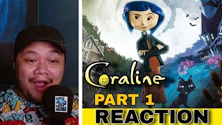 CORALINE MOVIE REACTION  First Time Watching  Other Mother  PART 1 [upl. by Nakah]