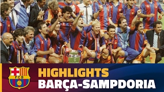 European Cup Final 1992 I Highlights FC Barcelona  UC Sampdoria 10 [upl. by Elum]