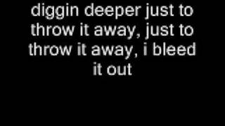 linkin park bleed it out lyrics [upl. by Hospers801]