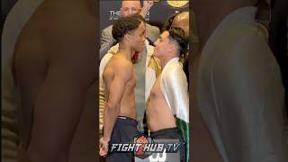 Floyd Schofield STARES DOWN Rene Tellez at final weigh in [upl. by Gauldin]