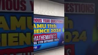 Join Live at 900pm YoutubeAMUJMIbyACC Important For Class 11 Entrance 2025 Entrance amuexams [upl. by Ignatia533]