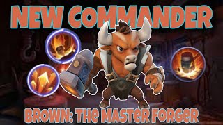 NEW COMMANDER BROWN  THE MASTER FORGER  MAGIC CHESS MLBB [upl. by Essy94]