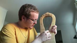 Medieval lyre improvisation [upl. by Ettelimay]