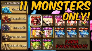 How to Farm Cairos Dungeon DOTs Explosion GB12  SF10 amp Tricaru DB12  NB12  PC10 in Summoners War [upl. by Eyahsal]