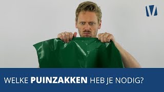 Welke puinzakken heb je nodig Plastic of geweven [upl. by Mackoff360]