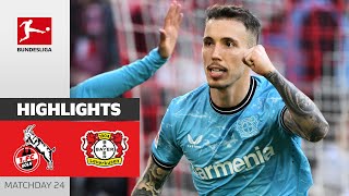 Grimaldo Strikes As B04 Go 10 Clear  1 FC Köln  Bayer Leverkusen 02  Highlights MD24 – BL 2324 [upl. by Nnasor]