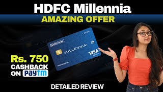 HDFC Millennia Credit Card Review 2024 Best Cashback Credit Card [upl. by Lee]