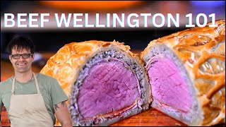 Beef Wellington 101  Mastering The Techniques of Fine Cooking [upl. by Koball]