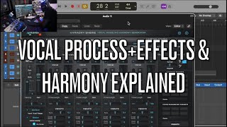 Vocal process  effects and harmonies explained—Logic Pro [upl. by Navada]