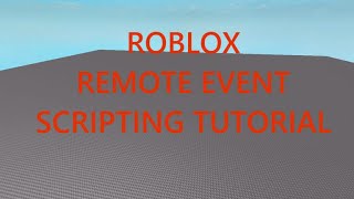 ROBLOX RemoteEvents scripting Tutorial  FilteringEnabled [upl. by Nnauol]