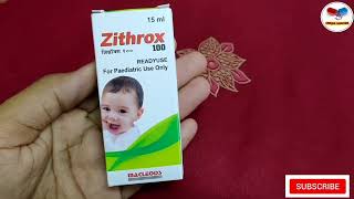 Zithrox Oral Suspension  Azithromycin Oral Suspension Uses Benefits Dose and Side Effects [upl. by Chariot282]