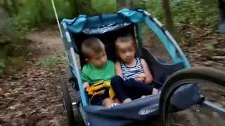 Sunset Trail Ride on the InStep Take2 Double Bike Trailer [upl. by Zelda]