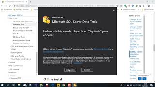 77 Instalación de Microsoft Sql Server DataTools [upl. by Eletnahc]