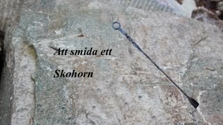 Att smida ett skohorn How to forge a shoe horn [upl. by Yellah]