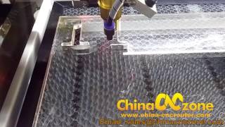 ChinaCNCzone 100W DIY CO2 Laser Cutter Engraver Machine for 15mm Acrylic Cutting [upl. by Hoebart]