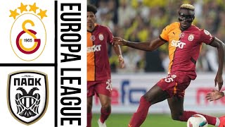 GALATASARAY  PAOK  highlights [upl. by Karlise708]