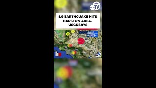 49 earthquake hits Barstow area rattles large swath of SoCal [upl. by Frangos]