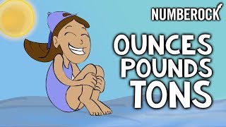 Ounces  Pounds amp Tons Song ★ Customary Units of Measurement [upl. by Marfe]