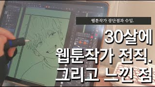 고민하다 그냥 올리는 30세 웹툰작가 브이로그webtoonist vlog [upl. by Aneehsak]