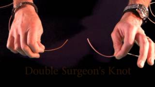 How to tie the double surgeons knot [upl. by Mclyman]