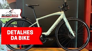 Bicicleta Specialized Turbo Vado SL 40 Aro 700 EQ NX 11v Verde Claro e Preto [upl. by Annodal]