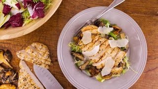 Chef Michael Whites Skinny Chicken Paillard Salad With Red Wine Vinaigrette [upl. by Ardnod617]