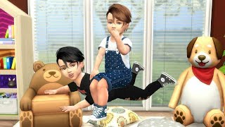 THE SUPERHERO TWINS  BIRTH TO DEATH STYLE  THE SIMS 4 STORY [upl. by Yelsgnik]