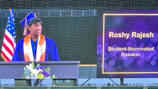 IHS 2024 Graduation Speech by Roshy Rajesh [upl. by Dde]