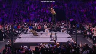 Jeff Hardy swanton bomb on Blade off ladder through 2 tables [upl. by Oster]