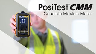 How to Measure Concrete Moisture using the PosiTest CMM NonDestructive Concrete Moisture Meter [upl. by Erdnad]