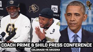 Coach Prime amp Shilo Sanders RESPOND to Obama After BIG Win vs Arizona [upl. by Lamahj]