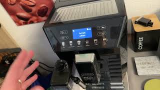 Kaffeevollautomat Energiesparmodus einstellen  ECO Modus DeLonghi Eletta Evo ECAM 46860 Anleitung [upl. by Huxham182]