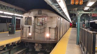 NYC Subway 10 Cars of R32 Being Transferred Under Their Own Power from Pitkin Yard to 38 St Yard [upl. by Euqinmod]