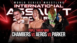 FULL MATCH  Royce Chambers vs Gabriel Aeros vs Syd Parker International Assault 2K19 Zero Fear [upl. by Salguod]