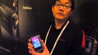 CES 2014 AstellKern AK240 HighResolution Portable Player [upl. by Luap]