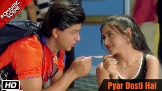 Pyar Dosti Hai  Romantic Scene  Kuch Kuch Hota Hai  Shahrukh Khan Rani Mukerji Kajol [upl. by Engenia840]