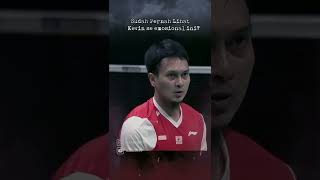 Merinding Lihat Selebrasi Kevin Sanjaya dan Ahsan di Semifinal Thomas Cup shorts [upl. by Ettennig]