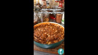 Apple Cinnamon Self Saucing Pudding shorts winterwarmer slowliving dessert offgridhomestead [upl. by Eeclehc17]