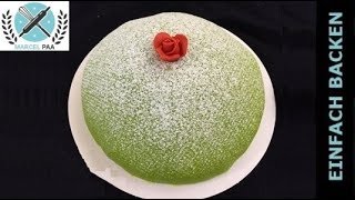 Schwedentorte Prinzessinnen Torte mit Vanillefüllung I Rezept Klassiker [upl. by Lierbag646]